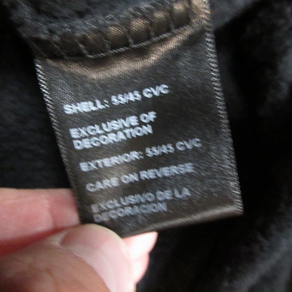 VINTAGE Marines Hoodie Mens Medium Black USMC US Honor Sweatshirt Made In USA * - Picture 10 of 13